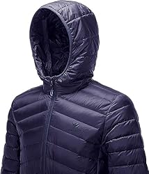 CAMEL CROWN Men Packable Down Jacket Hooded