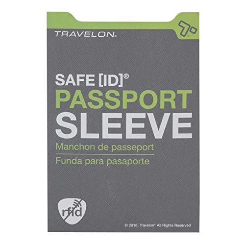 Travelon Set Of 2 Rfid Passport Sleeves, White, One Size