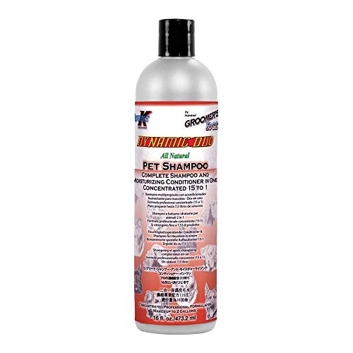 Groomers Edge Dynamic Duo Dog and Cat Shampoo/Conditioner, 16Ounce