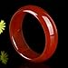Wide Fashion Red Agate Bangle Bracelet Jewelry Apparel Clothing Mother's Day Gift 60-61mm Middle