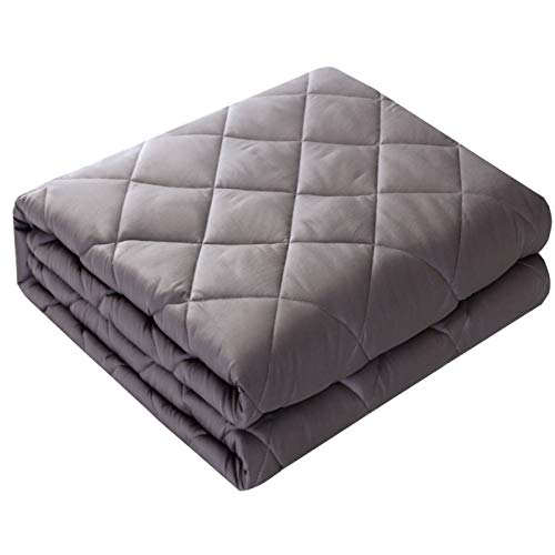 Manlinar Cozy Cotton Weighted Blanket 15 Lbs , 60"x80"Queen Weighted