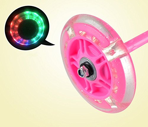 URBeauty 1PCS Amazing Blinking Novelty Colorful Flashing LED Flash Jumping Ring Dancing Ball Glowing Fitness Training Educational Toys Funny Game Outdoor Sports Color Random - Thumbnail 4