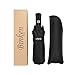 Binken Compact Touch Windproof Travel Umbrella, Black - Auto Open Close