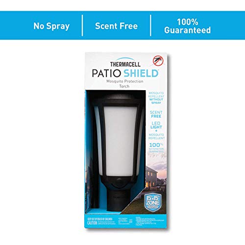 Thermacell Patio Shield Torch Mosquito Repeller; Adjustable Height