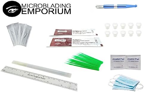 Professional Microblading Eyebrow Kit with 3 x Pigments 5ml Jar Size