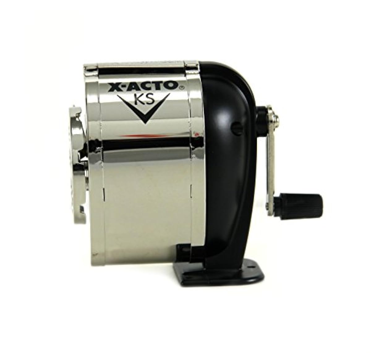 Pencil Sharpener Boston Manual Table Wall Mount Chrome School Hand