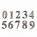 HopeWan Mailbox Numbers 2 Inch, Self Adhesive Door Address Number Stickers for Office Home Room, 3D Style.(2
