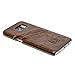 Dockem Card Case for Samsung Galaxy S7 - Vintage Synthetic Leather Wallet Case, Ultra Slim Professional Executive Snap On Cover with 2 Card Holder Slots, Brown