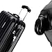 Goplus 3 Pcs Luggage Set ABS Hardshell Travel Bag Trolley Suitcase w/TSA Lock (Black)