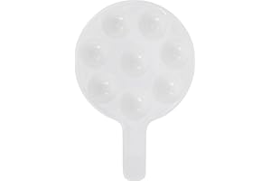 YARNOW Escargot Seafood Ceramic Grill Tray 8-Hole with Handle for Oven Baking for Home Cooking and