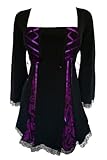 Dare To Wear Victorian Gothic Boho Women's Plus Size Gemini Princess Corset Top