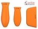 Crucible Cookware Silicone Hot Handle Holders 3-Pack Mixed (Orange)
