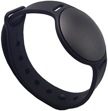 VESNIBA Replacement Bracelet Sport Activity Wristband Silicone Band for Misfit Shine 2 Tracker (Black)