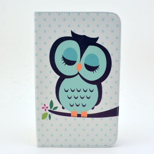 Sleeping Owl Lightweight PU Leather Case Cover Stand for Samsung Galaxy Tab 3 8.0 SM-T310 Tablet With Auto Wake/sleep Function (Package includes: 1 X Screen Protector and Stylus Pen image"Fashion Digital")