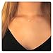 Fremttly Handmade 14k Gold Fill Mini Heart with Dainty Chain Choker Necklace-CK2-Heart