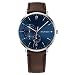 Tommy Hilfiger Multi Zifferblatt Quarz Uhr für Herren mit Dunkel-Braunes Lederarmband – 1791508