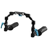 FOTGA DP3000 Adjustable Front Handle Hand Grip Clamp Block for 15mm Rod DSLR Rig, Lockable in The Required Position and 4 Ponits Free to Adjust The Angle