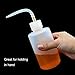 Safety Wash Bottle Squeeze Bottle LDPE with Narrow Mouth 250ml/8.5oz, Pack of 6 by DEPEPE