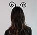 Making Believe Black Plush Oversized Insect Bug Headband Antenna