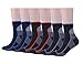 Men's Athletic Hiking Socks-6Pack Short Running Camping Cushion Quarter Socks-Low Ankle Cut