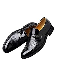 Blivener - Zapatos de vestir de piel para hombre