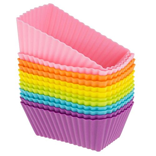 Mikey Store Home Cake Mould,12PC Kitchen Craft Cake Cup Chocolate Liners Baking Cupcake Cases Muffin