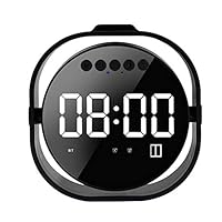 colorido Clock, Modern Fashion CYKE Mirror Display FM Radio Table Alarm Clock TF Card Mini Bluetooth Speaker