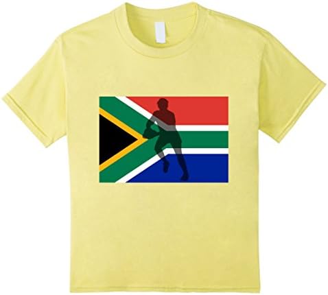 Kids South Africa Rugby T Shirt 8 Lemon