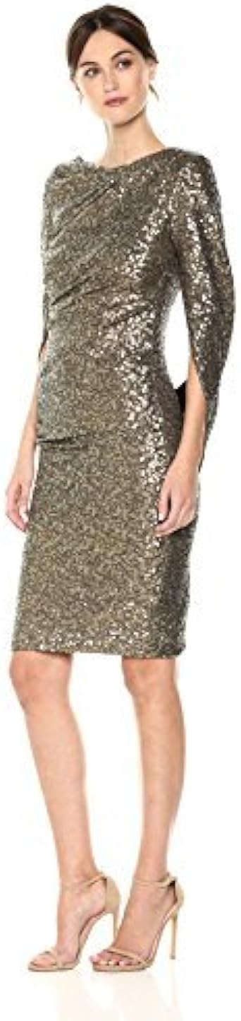 draped back cocktail dress