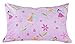J-pinno Flower Fairy Twin Sheet Set for Kids Boys Girls Children,100% Cotton, Flat Sheet + Fitted Sheet + Pillowcase Bedding Set