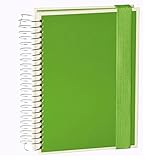 Semikolon Mucho Spiral Notebook with Lined, Graph and Blank Pages, Lime Green (1320012)