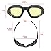 Bernard Bertha Motorcycle Riding Glasses Goggle Kit, Padded Glasses Frame with 4 Lens Kit for Outdoor Activity Sport