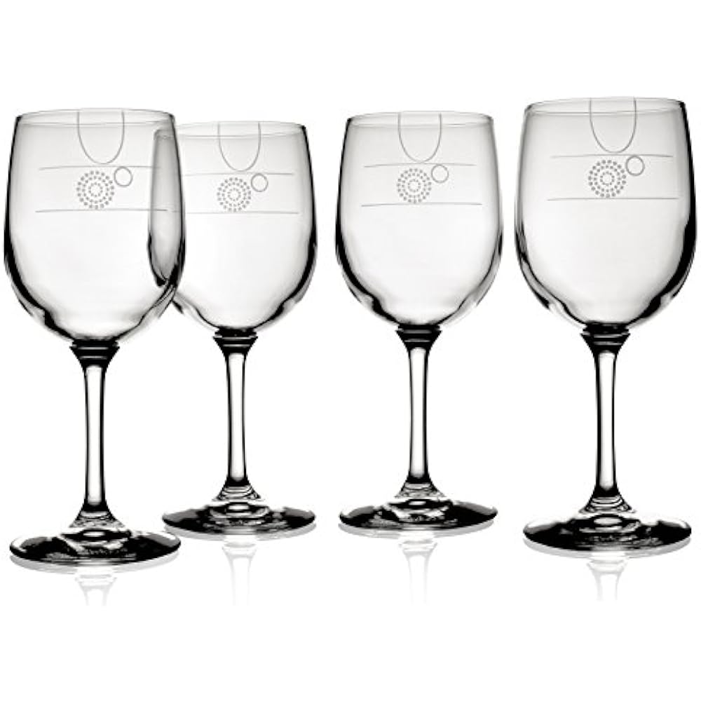 Aveq Wine Glasses Portion Control With Etched Fill Lines, Set Of 4 eBay