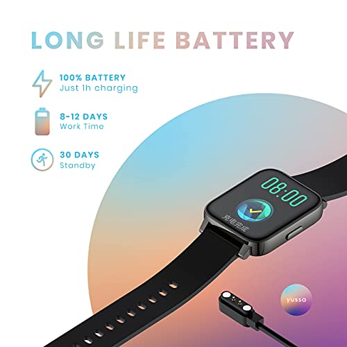 yussa Smart Watch Latest Generation 2022 Blood Pressure Monitor