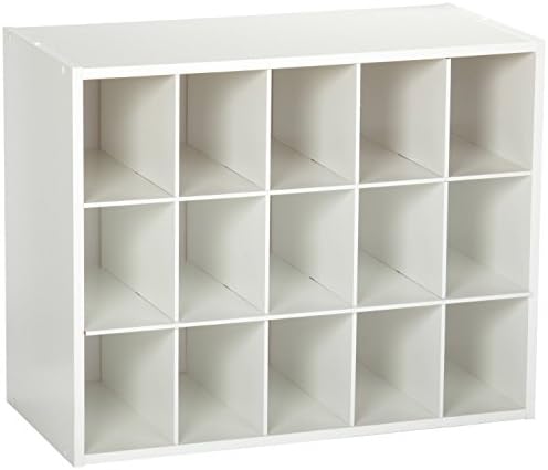 Closetmaid 8983 Stackable 15Unit Organizer White