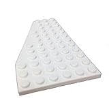 Lego Parts: Wedge, Plate 6 x 12 Left (White)