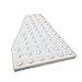 Lego Parts: Wedge, Plate 6 x 12 Left (White)