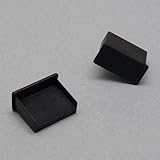 テクノベインズ USB-Aタイプ用 キャップ(黒)つまみなし 6個/パック USBCAPK-B0-6(※商品説明をご覧ください)