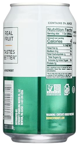 SPINDRIFT NOJITO SPARKLING WATER SINGLE, 12 FZ