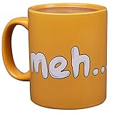 Gudetama The Lazy Egg Meh Coffee Mug - Ceramic