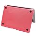 LENTION Hard Case for MacBook Air (13-inch, Mid 2009 to 2017) - Model A1369 and A1466 - (Previous Generation), with Keyboard Cover and Port Plugs, Matte Finish Case with Rubber Feet (Frost Pink)