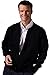 Edwards Garment Men's Metal Zipper Long Sleeve Crew Neck Pockets Cardigan