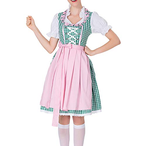 Staron Womens German Oktoberfest Dirndl Dress Beer Festival Dress Carnival Oktoberfest Cosplay Costumes