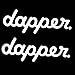 iJDMTOY (2) JDM Dapper Die-Cast Vinyl Decals, Funny Style JDM Stickers For Car Windshield, Side Windows, Bumpers, etc