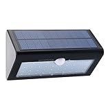 Trekbest Solar Security Light - 38 LED Waterproof Wireless Solar Powered Wall Light with 4 Intelligent Modes, Dusk/Dawn Auto On/Off for Yard Patio Deck Driveway