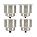 2pcs Stainless Steel Cup Drink Holder with Drain Marine Boat Rv Camper