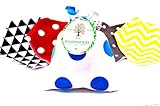 Baby Bandana Drool Bibs(Polka Dots and Chevrons) - 4 Pack of Cute Modern Unisex Soft Absorbent Organic Cotton - Baby Gift Set for Boys and Girls by Family Tree.