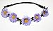 5 Pcs Women Lady Girl's Bohemian Boho Style Daisy Flower Floral Crown Headband Garland Halo Hair Band For Festival Party Wedding - Random Color
