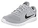 NIKE Flex Run 2015 Kids' Athletic Footwear Running Shoe Boys and Girls Grey White Black Fashion Sneakers 724989 003 (2 Y US Little Kid)