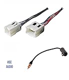 ASC Audio Car Stereo Radio Wire Harness and Antenna Adapter to Aftermarket Radio for some Infiniti Nissan etc.- Vehicles listed below